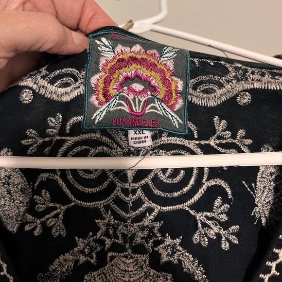 Johnny Was Arzella Knit Easy Tiered Dress - 2X - Picture 6 of 6